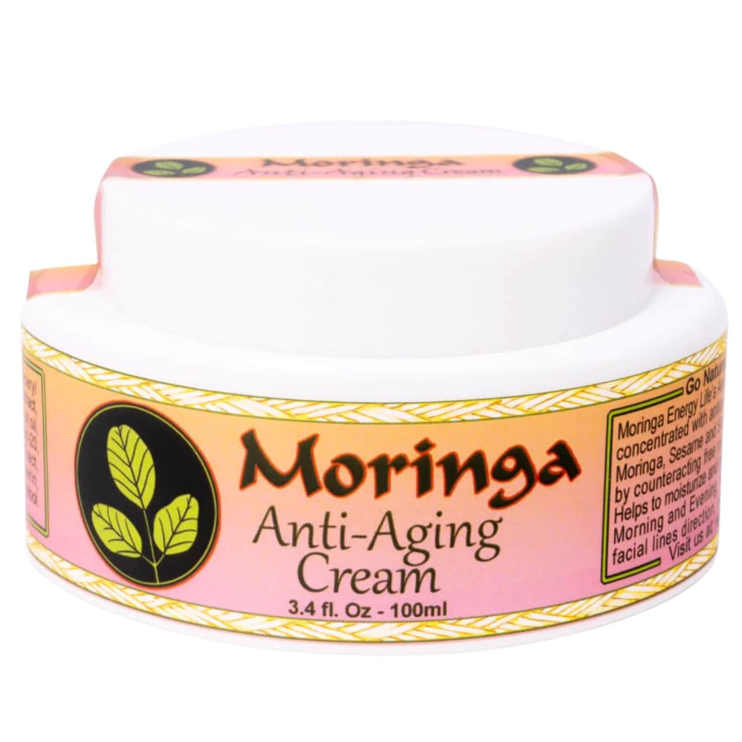 Moringa Anti - Aging Cream for Face 3.4 oz. - Moringa Energy Life