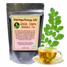 Load image into Gallery viewer, Moringa Ginger &amp; Lemon Tea, Loose Leaf 3.4 oz - Moringa Energy Life
