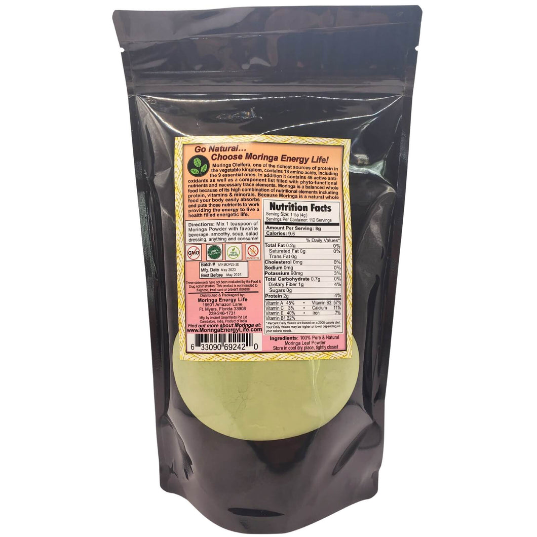 Moringa Leaf Powder 1 lb - Moringa Energy Life