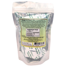 Load image into Gallery viewer, Moringa Peach Ginger Tea Bags, 28 herbal teas - Moringa Energy Life
