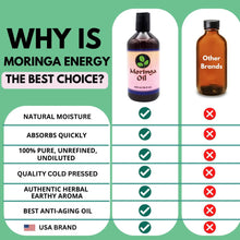 Load image into Gallery viewer, Moringa Seed Oil 100% Pure, Cold - Pressed 16.9oz (500ml) Food Grade. Get a free gift with every purchase! - Moringa Energy Life
