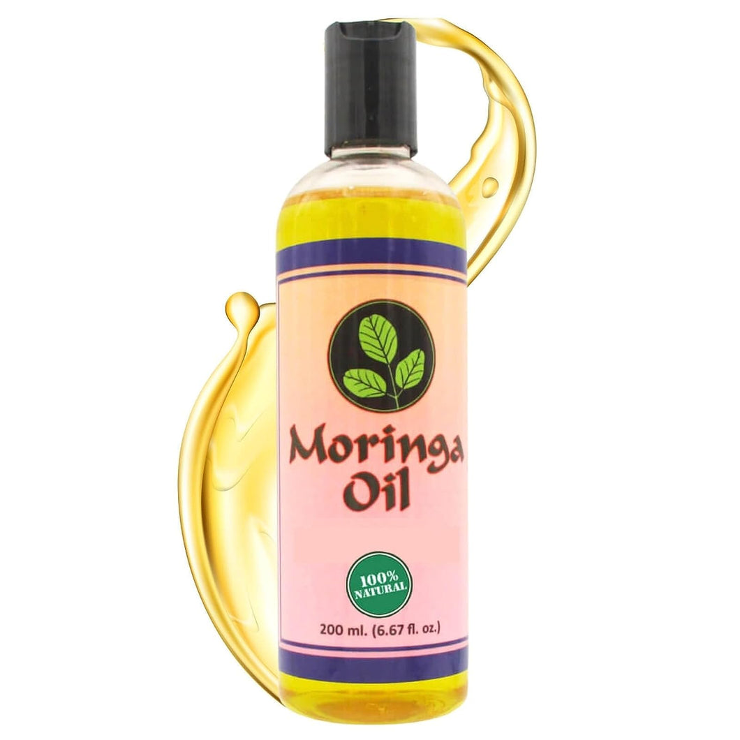 Moringa Seed Oil 6.67oz (200ml) 100% Pure, Cold Pressed & Food Grade - Moringa Energy Life