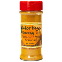 Load image into Gallery viewer, Moringa Turmeric 5 Spice Shaker 4 oz - Moringa Energy Life
