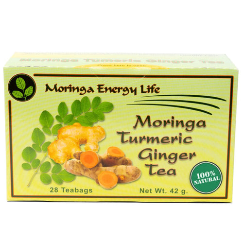 Moringa Turmeric Ginger Tea bags - Moringa Energy Life