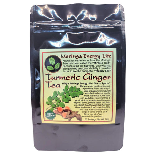 Moringa Turmeric Ginger Tea bags - Moringa Energy Life