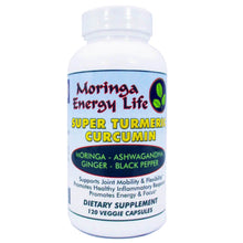 Load image into Gallery viewer, Super Turmeric Curcumin Capsules (120) - Moringa Energy Life
